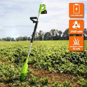 BAKAJI Motorhacke für Garten, Elektrohacke 2000 mAh