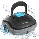 (Upgrade 2023 WYBOT Poolroboter Akku für 100 Minuten Betriebsdauer, Poolsauger Roboter Starke Saugkraft, Selbstparken, Automatischer Poolreiniger für Pools bis 80 m² Grundfläche