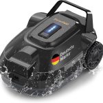 KRONFELD Poolroboter Akku - 100 min. leistungsstarke Poolreinigung - Poolsauger für jeden Pool bis 50m² - Kabelloser Bodensauger Akku inkl. LED