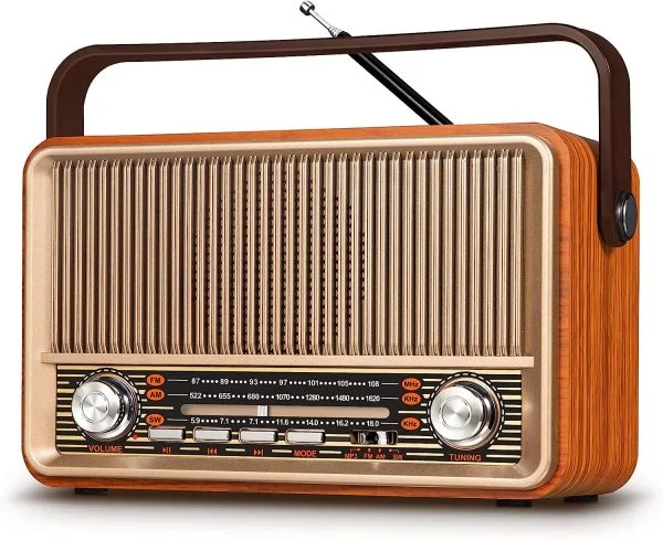 PRUNUS J-120 AM/FM/SW Retro Radio Klein