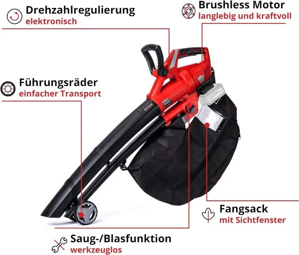 Einhell Akku-Laubsauger Laubbläser GE-CL 36