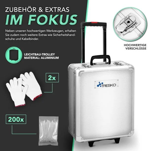 TRESKO® Werkzeugkoffer 949 teilig