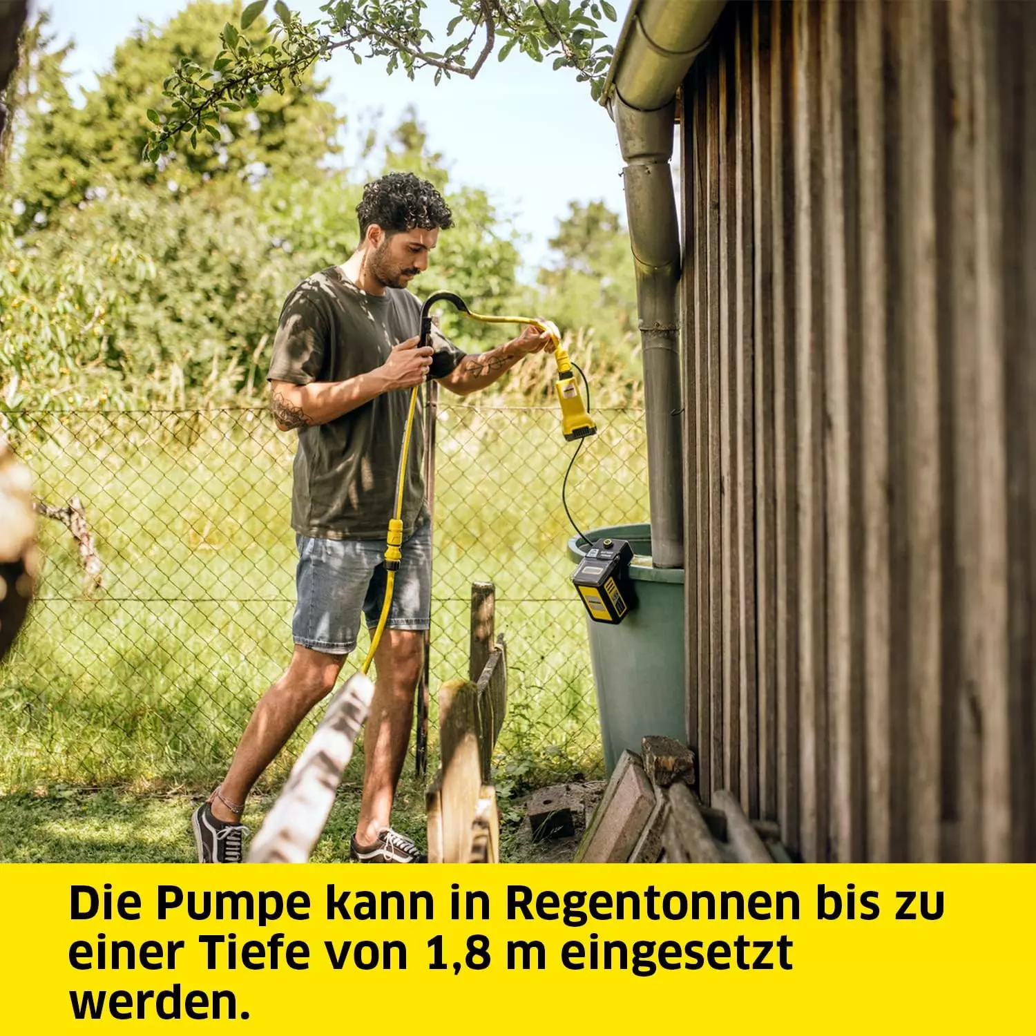 Kärcher 18 V Akku-Fasspumpe BP 2.000-18 Barrel