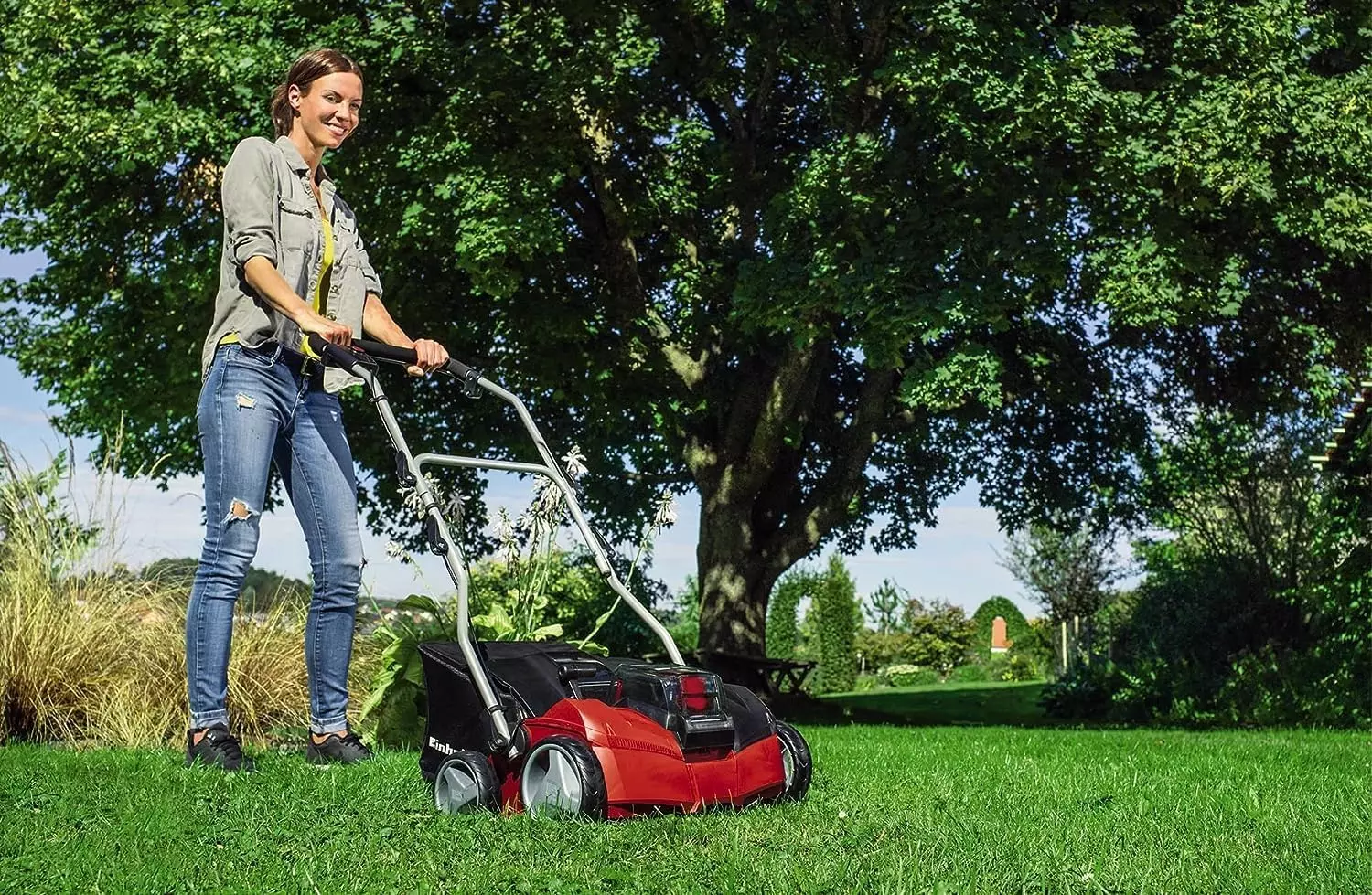 Einhell Akku-Vertikutierer-Lüfter GE-SC 35/1 Li Power X-Change