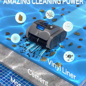 WYBOT Poolroboter Akku Kabellos für 180 Min.