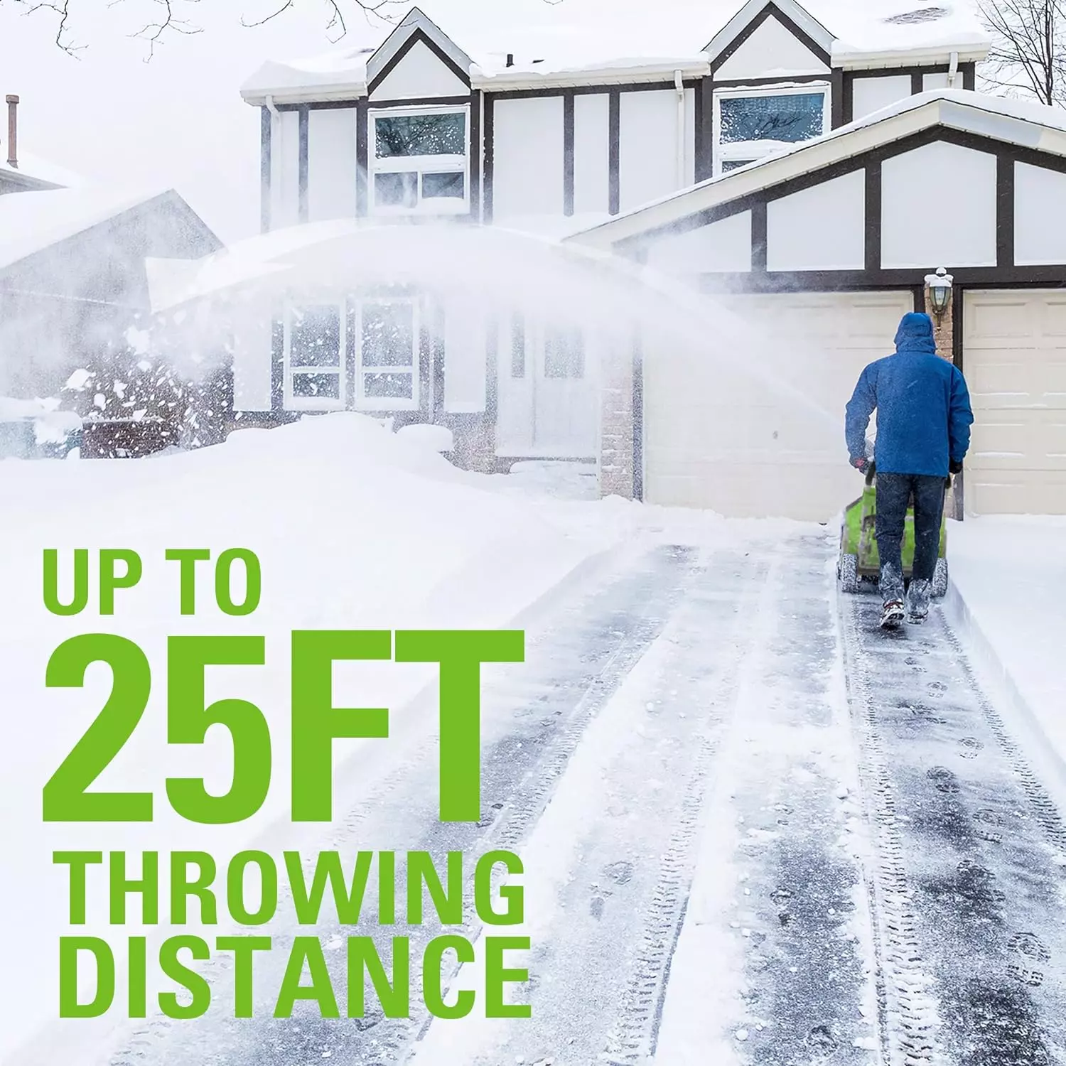 Greenworks 26272 G-MAX Schneefräse