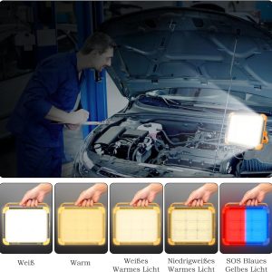 LED Strahler Akku - 100W LED Baustrahler Akku