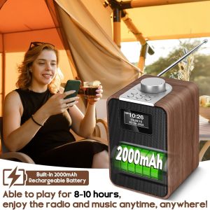 Wholede DAB Plus Radio mit Bluetooth