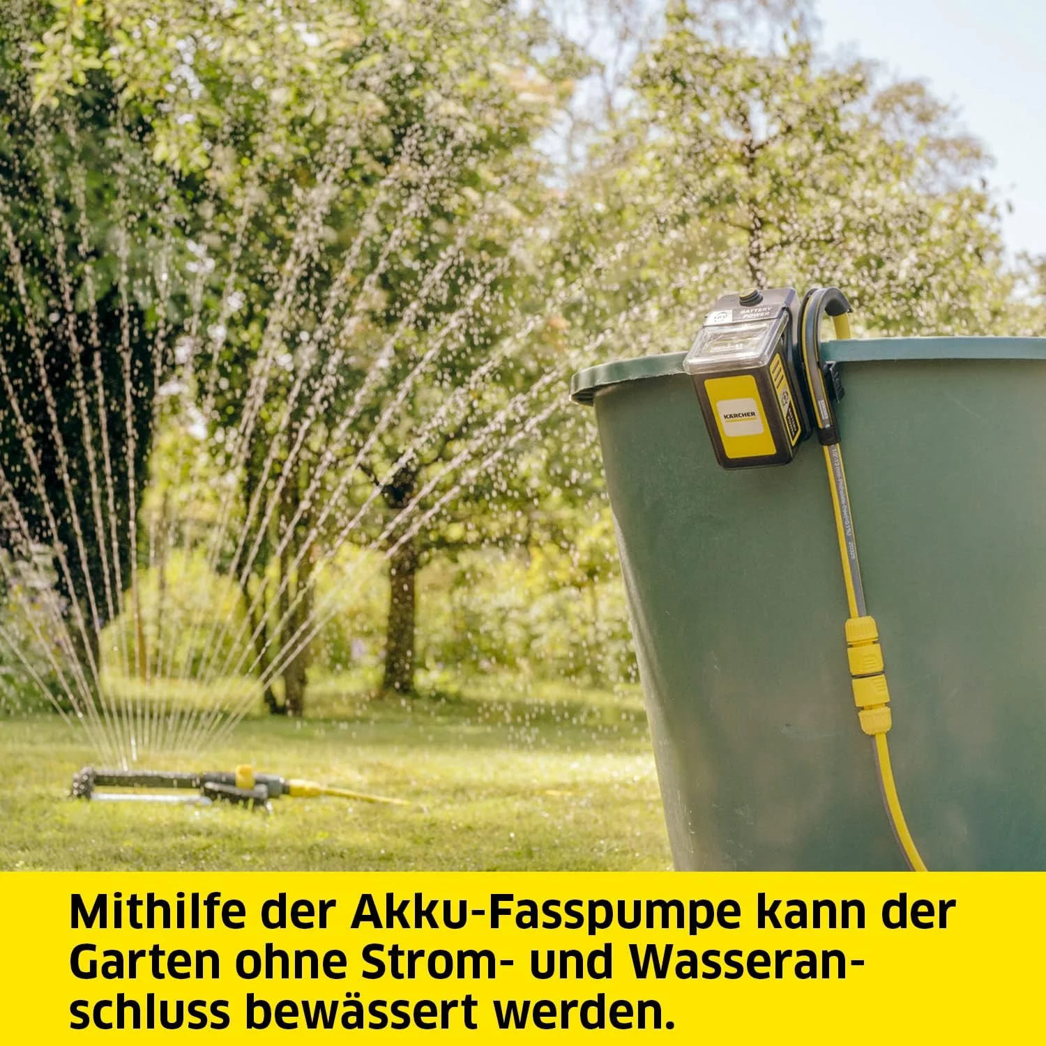 Kärcher 18 V Akku-Fasspumpe BP 2.000-18 Barrel