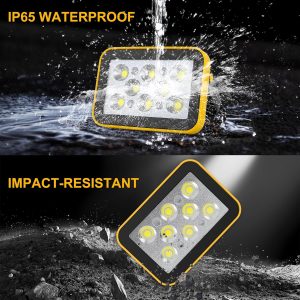 NATPOW LED Strahler Akku [Energieklasse A]