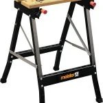 Meister Werk-und Spanntisch-150 kg Tragkraft-Große Arbeitsfläche-Aufgedruckte Skala & Winkelangaben-Klappbar-Vielseitig verstellbar/Werkbank mit Spannbacken/Arbeitstisch/9079100, Gemalt