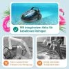 KRONFELD Poolroboter Akku - 100 min, Pool bis 50m²