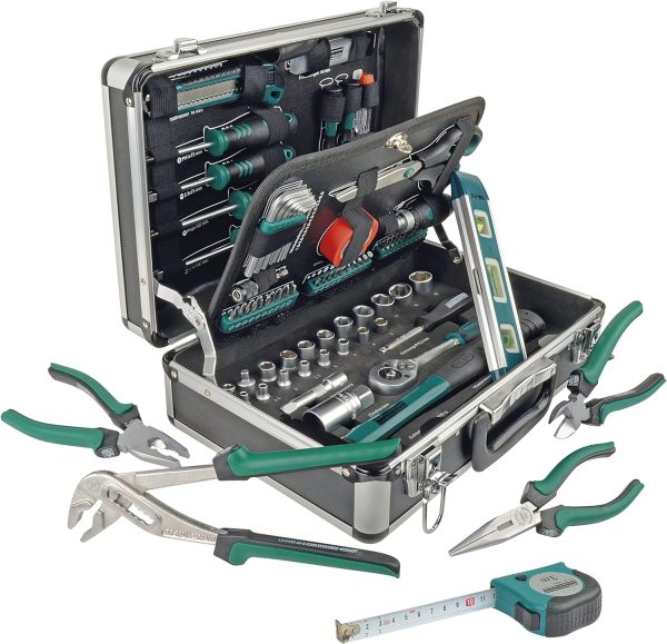 Brüder Mannesmann Werkzeuge 90-teilig Werkzeug-Koffer