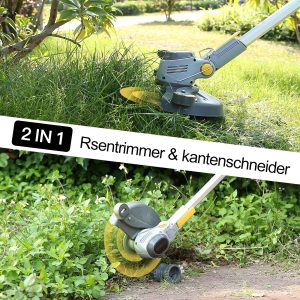 YUEWXTER Akku Rasentrimmer 1 x 4.0A Akku