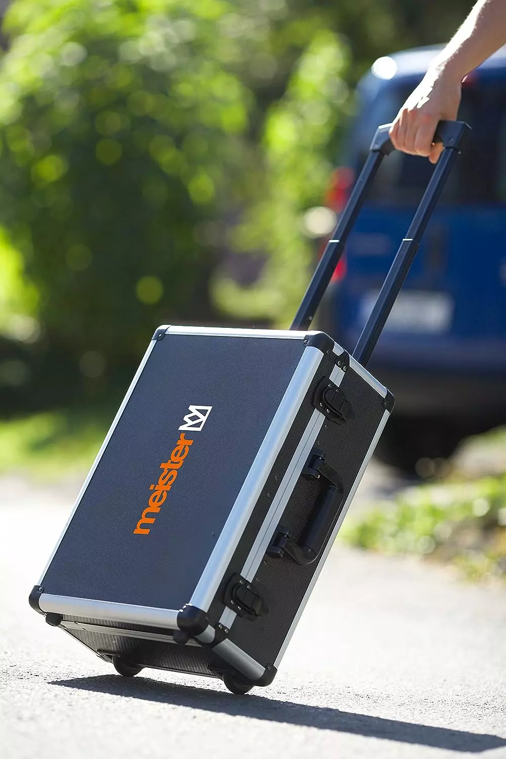 Meister Werkzeugtrolley 156-teilig - Werkzeug-Set-Mit Rollen