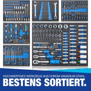 NTG Werkzeugwagen mit 7 Schubladen Davon 6 mit Werkzeug