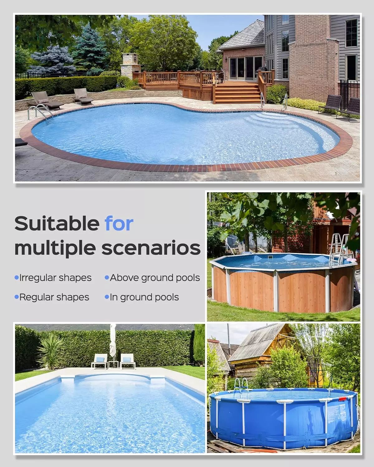 Upgrade 2023 WYBOT Poolroboter Akku für 100 Minuten Betriebsdauer