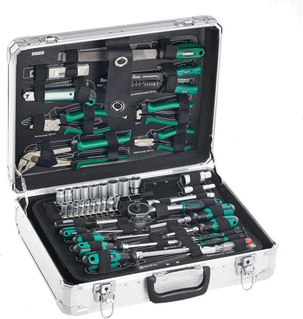 Brüder Mannesmann M29075 Alu-Werkzeugkoffer bestückt