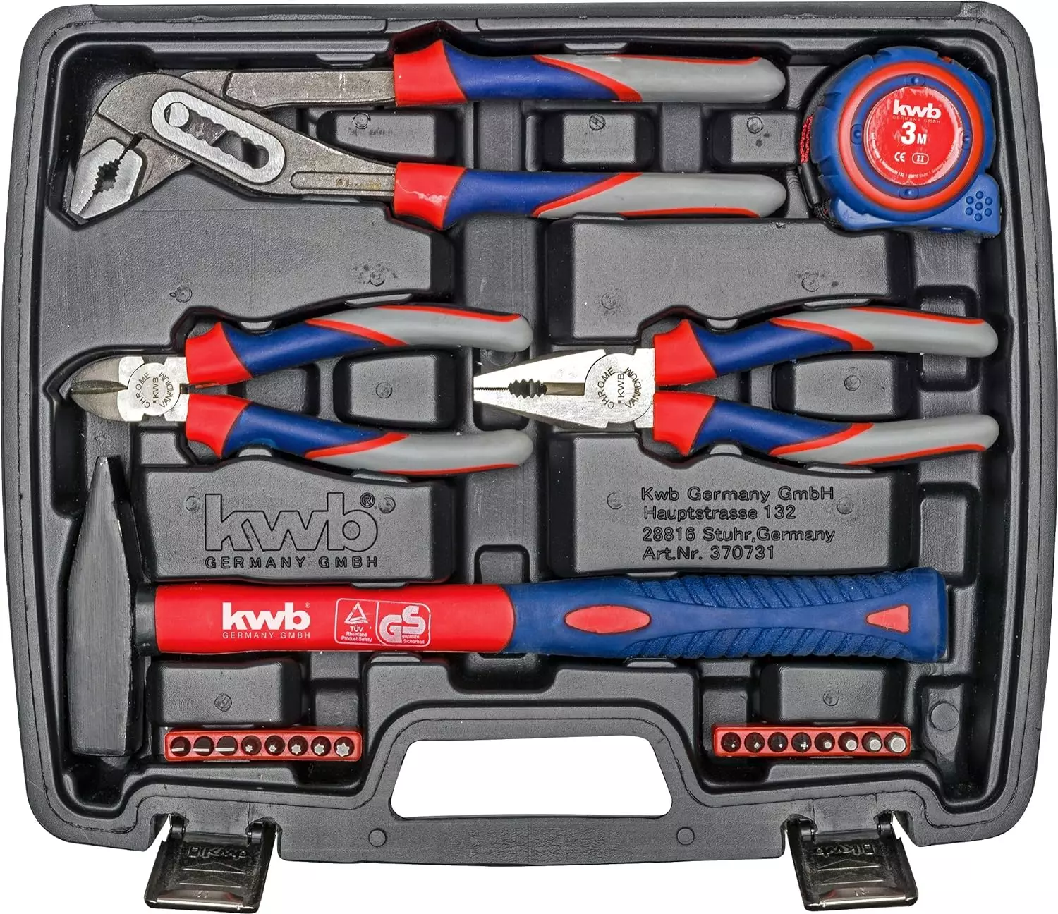 kwb Werkzeug-Koffer inkl. Schrauber-Bits, 42-teilig