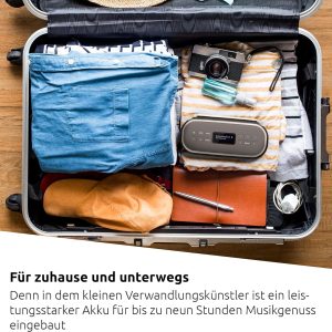 TechniSat VIOLA BT 1 - tragbarer Bluetooth-Lautsprecher mit DAB+