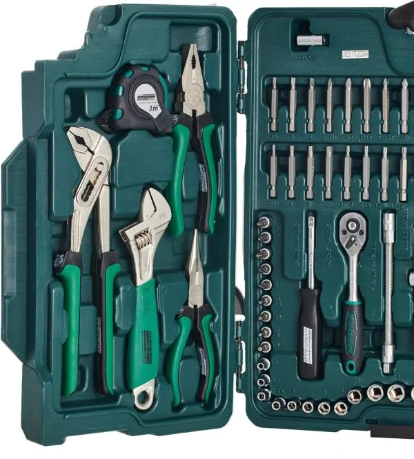 Brüder Mannesmann M29085 Premium Universal und Haushalts-Werkzeugkoffer