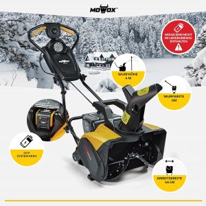 Mowox® EST 4640 Li – 40V Akku-Schneefräse