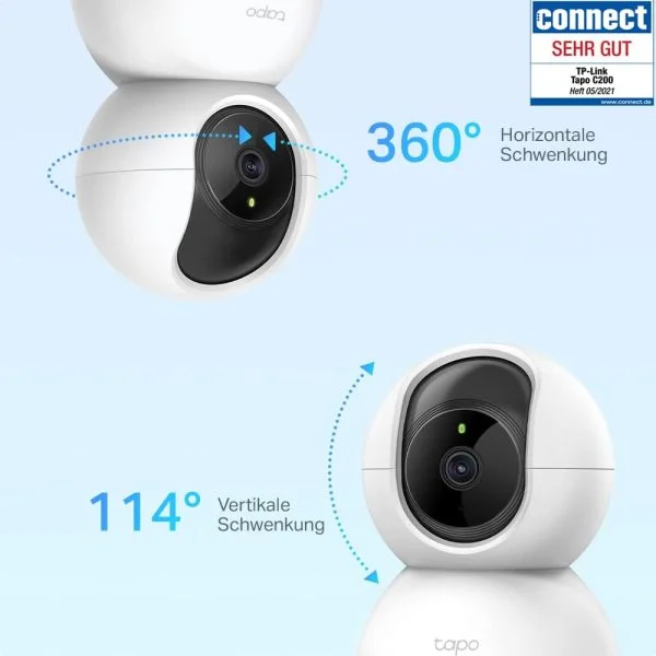 TP-Link Tapo C200 360°-WLAN-Überwachungskamera für den Innenbereich