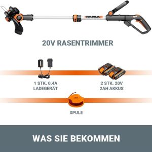 WORX WG163E Akku Rasentrimmer 20V