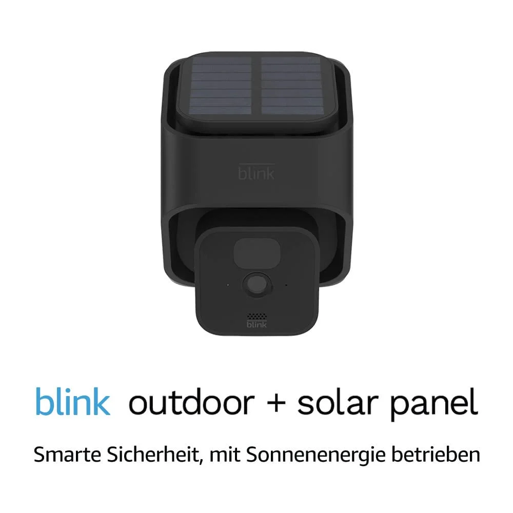 Blink Outdoor + Solar-Ladehalterung – smarte HD-Überwachungskamera