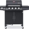 TAINO RED 4+1 Grillwagen BBQ Edelstahl-Brenner Gasgrill