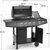 TAINO BASIC 4+1 BBQ Gasgrill Grillwagen