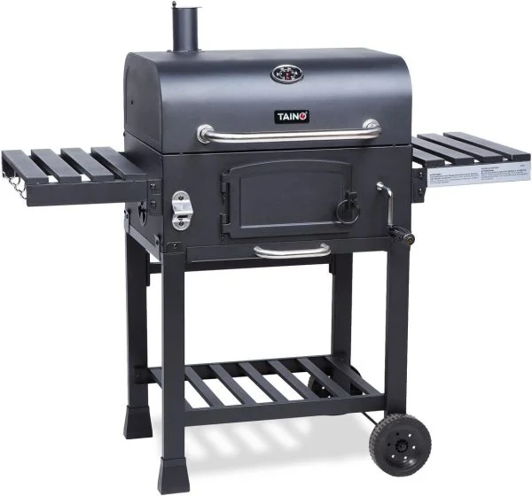 TAINO HERO XL BBQ Smoker GRILLWAGEN Holzkohle Grill
