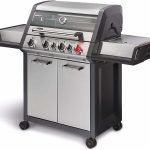 Enders® Gasgrill MONROE PRO 4 SIK TURBO, 4-Edelstahlbrenner, Seitenkocher, Infrarot-Backburner, PanoVision Sicht, HEAT RANGE™-Brenner, SWITCH GRID™, 800 °C TURBO ZONE™, SIMPLE CLEAN™ #8378