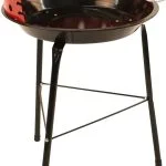 ARTE Living GmbH Holzkohlegrill Rundgrill Holzkohle Grill Klassiker, 37 x 57 cm, Schwarz, 360819