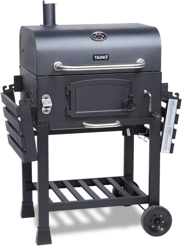 TAINO HERO XL BBQ Smoker GRILLWAGEN Holzkohle Grill