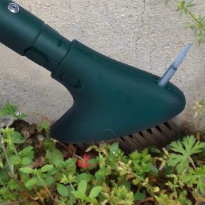 GardiREX Fugenbürste mit Teleskopstiel Ausziehbar 146 cm