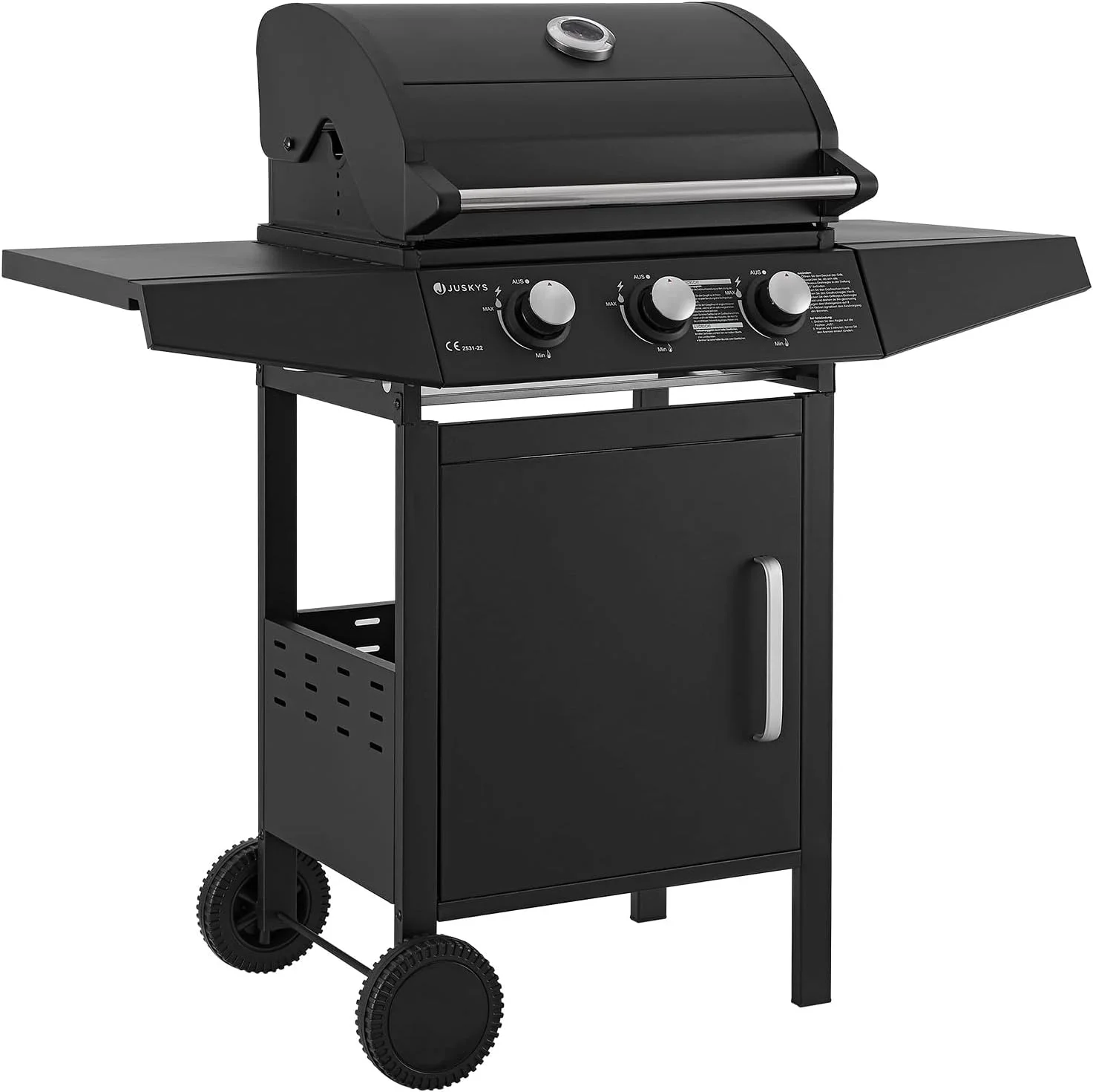 Juskys BBQ Gasgrill Louisiana 3 Brenner 8,1 kW