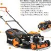 Fuxtec 4in1 Benzin Rasenmäher FX-RM5196-6PS/4,4kW