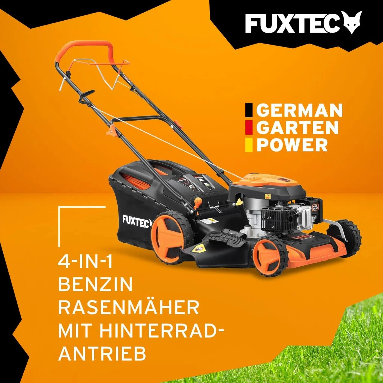Fuxtec 4in1 Benzin Rasenmäher FX-RM5196-6PS/4,4kW