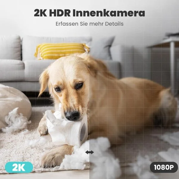 Little elf Überwachungskamera, 2K Babyphone