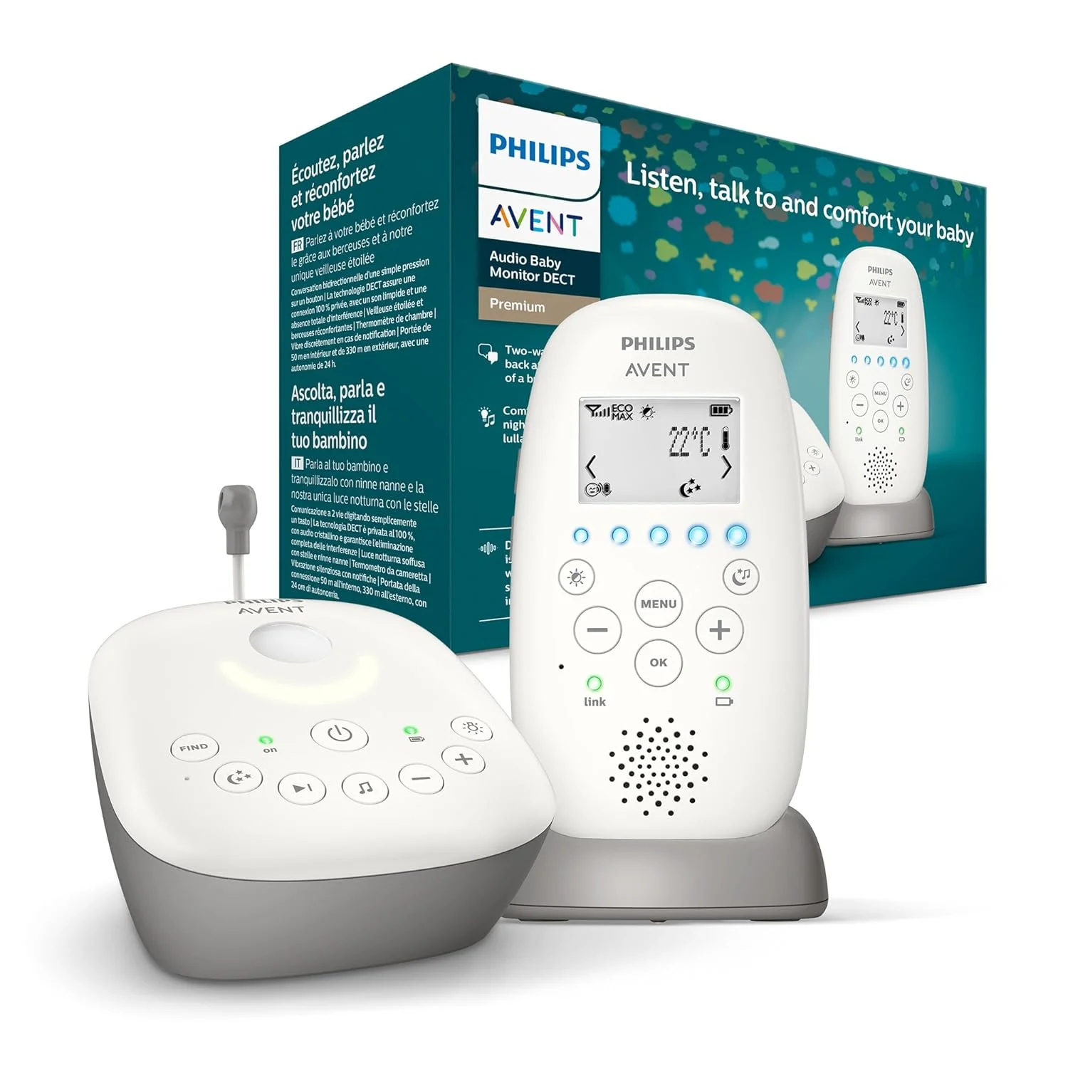 Philips Avent Audio Babyphone, DECT-Technologie
