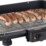 Korona 46117 Elektro Tischgrill stufenloser Temperaturregler, Kontrollleuchte Schwarz