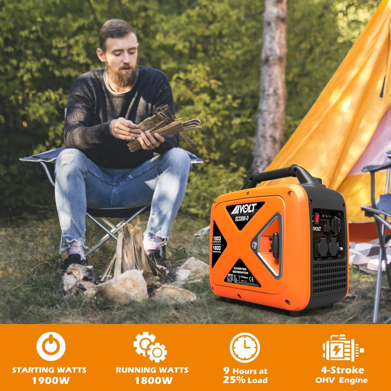 AIVOLT Inverter Stromerzeuger 1900 Watt