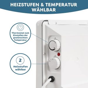 STAHLMANN Konvektor Heizung ZK 2500 Watt