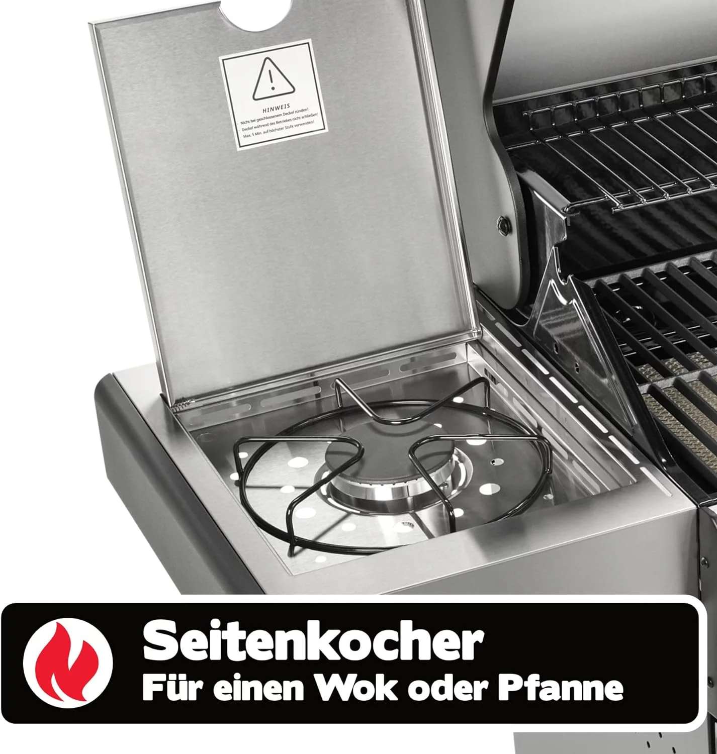 TAINO BLACK 4+1 Gasgrill 4 Brenner