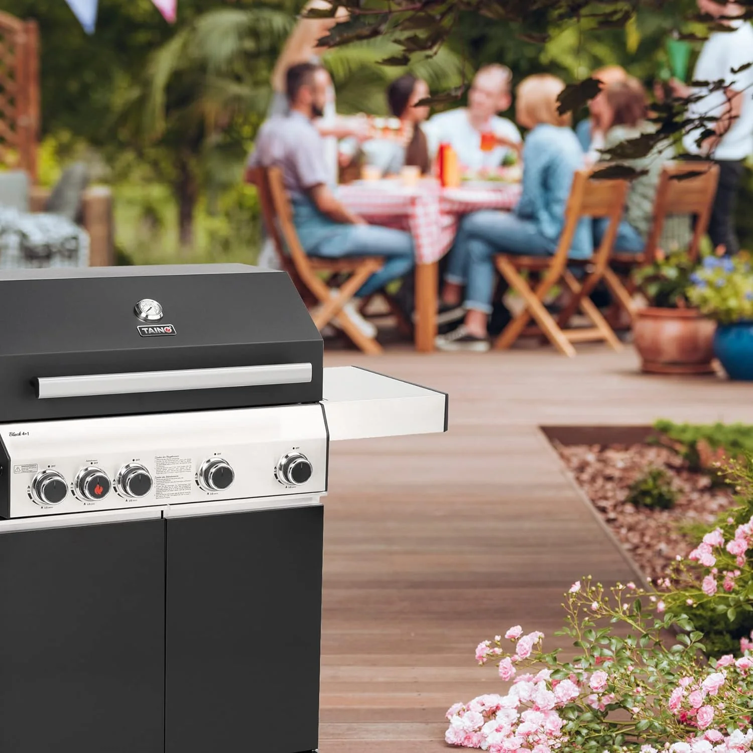 TAINO BLACK 4+1 Gasgrill 4 Brenner