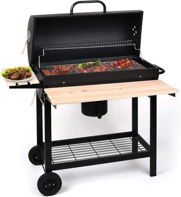 OneConcept Beefbutler - Smoker, Holzkohlegrill