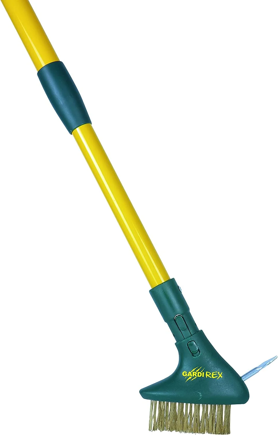 GardiREX Fugenbürste mit Teleskopstiel Ausziehbar 146 cm