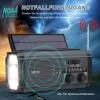 MILFECH Solar Radio, AM/FM Kurbelradio Tragbar
