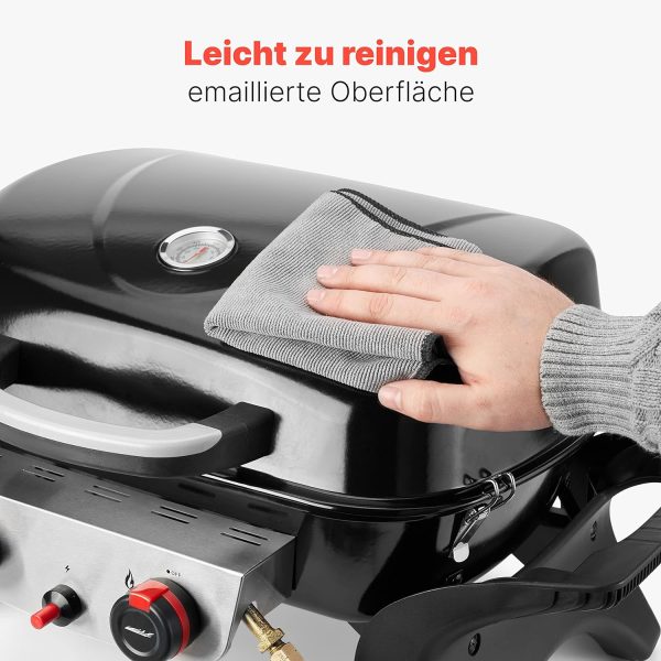 ProfiCook® Gasgrill mit 2 Edelstahlbrennern